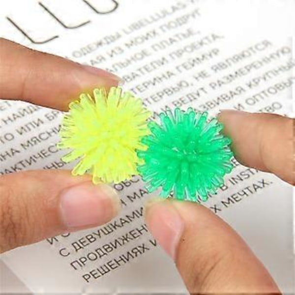 1/2/3-pack Igelkottbollar Plantar Fasciit-lindring Mini Fotmassageapparat Kroppsvård Massageboll Muskelterapi 2,5 cm (Stil C 2-pack)
