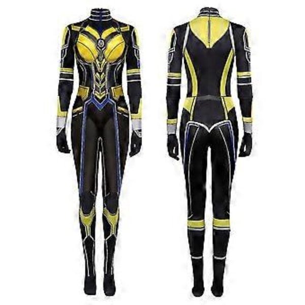 Ant-Man og The Wasp Hope Van Dyne Cosplay Kostume Halloween Karneval Outfit V (2XL Wasp Girl)