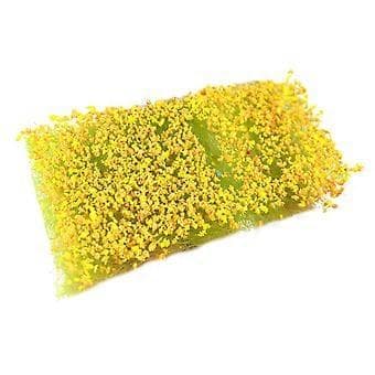 Græsrede Model Simulation Turf Terræn Model Kunstgræs til Tog (orange gul)