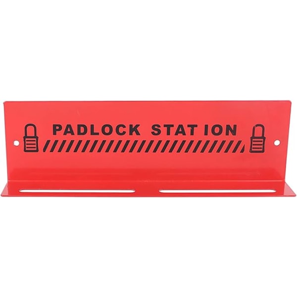 Låspadlock Station, Väggmonterad Hög Säkerhet Alarm Påminnelse Lås Stati