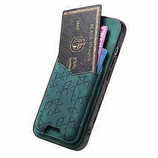 Til Nothing Phone (2a) Etui med Præget Mønster, Kortholder, Støttefod, Læder Bagside Cover (Stil C)