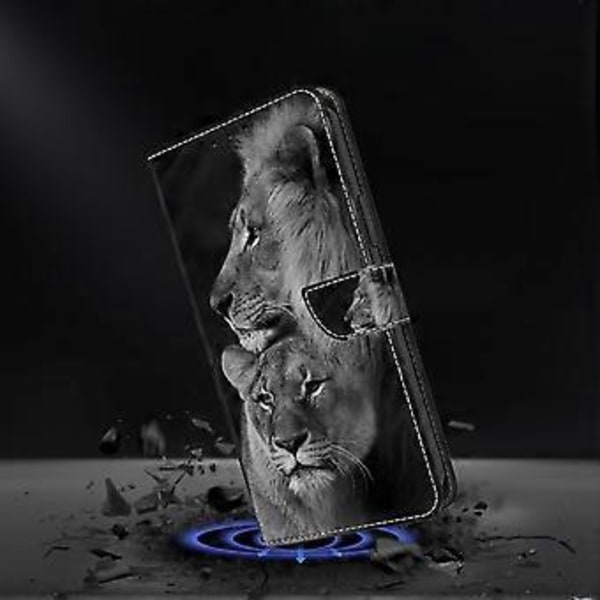 Til Samsung Galaxy A16 5G/4G Etui Magnetisk Lås 3D Mønster Læder Wallet Telefon Cover (Style M)