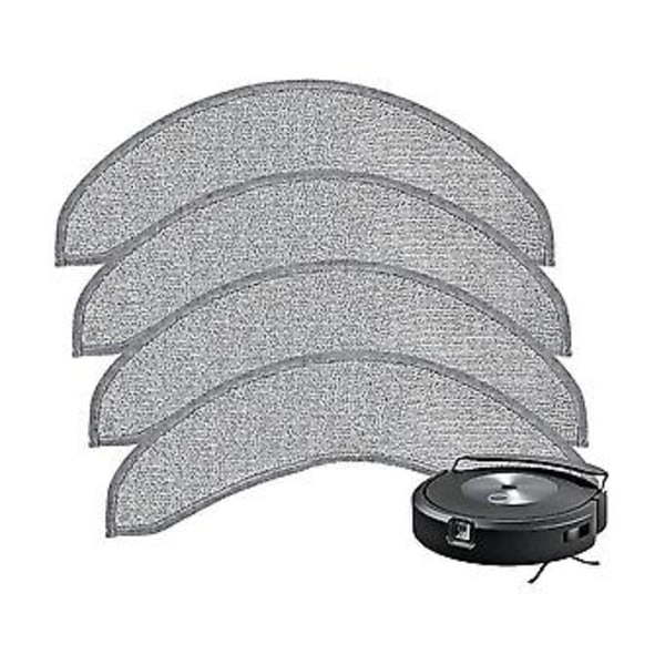 6-pakks Erstatningsmoppputer for Combo J7+ Robotstøvsuger, Gjenbrukbare Mikrofiber Moppputer Tilbehør ( )