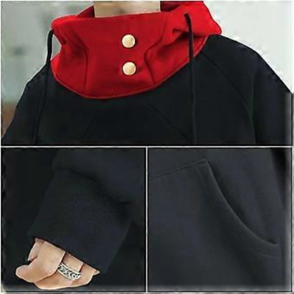 Jujutsu Kaisen Gojo Satoru Itadori Yuji Cosplay Kostume Voksen Unisex Pullover Frakke Casual Hættetrøje Jakke Bukser Sæt (S)