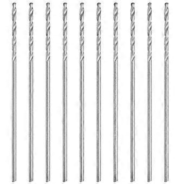 10 stk. Twist Bor Bits Lille Lige Skaft Perle Bor Maskine Værktøjer Hardware 0,75 mm ( )