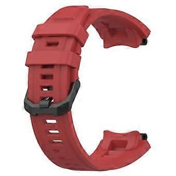 Ersättningsarmband för Huami Amazfit T-Rex 2 Armband Silikonarmband för Huami Amazfit T Rex Armband 2 Urband med Verktyg (Röd)