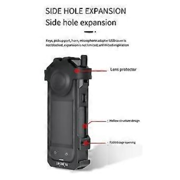 Metallbur för ONE X4 Shadow Stone X4 Action Camera Tillbehör för X4 Metall Expansionsram
