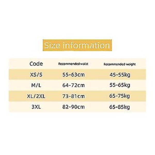 Postpartum Hög Midja Kroppsformande Mage Trosor Underkläder Hög Kvalitet (3XL-4XL beige)