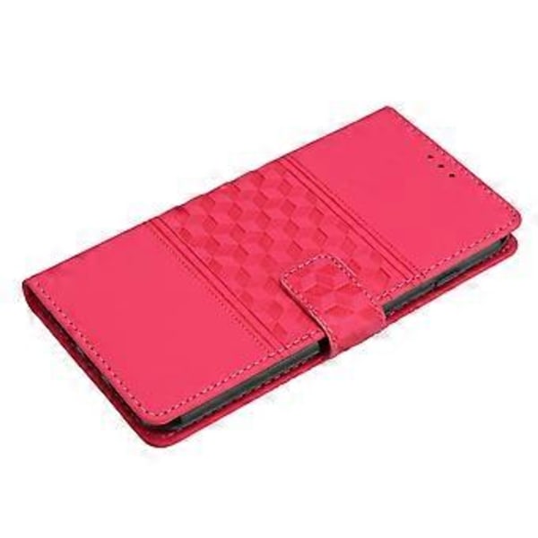 Til Samsung Galaxy A35 5G Telefon Cover Præget Rombe Tegnebog Stativ Læder Cover (Stil F)