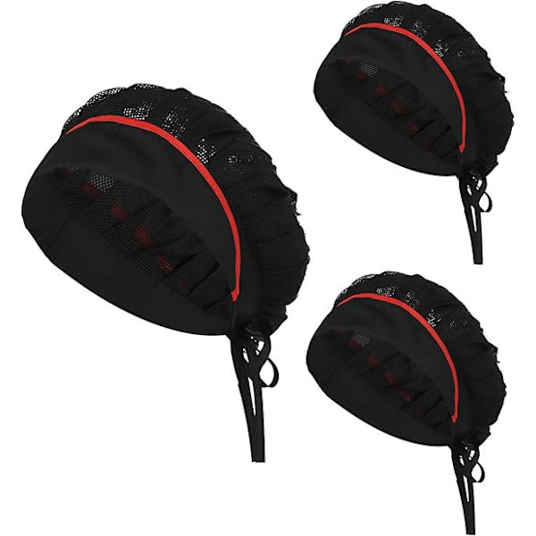 3 stycken kockmössor Svarta kockmössor Justerbar keps Kockmössa S
