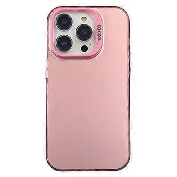 Skal till iPhone 16 Pro IMD Silverfärgad TPU+PC Mobilskal (Stil C)