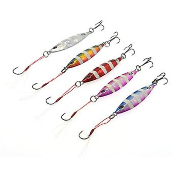40g 7,5cm Fiskebete Hård Sjunkande Wobbler för Fiske Crankbaits Bete (Gyllene Grön)