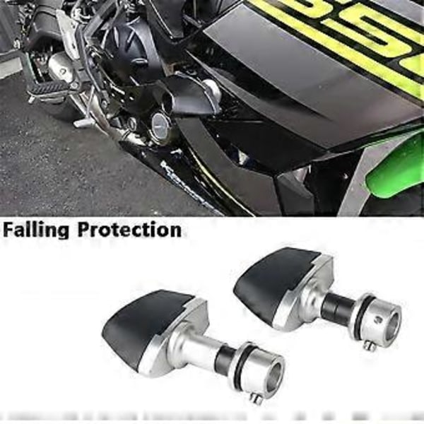 Motorcykel Fallskydd Ram Slider Kåpa Skydd Crash Pad Protector för Z650 Ninja650 2017-2024
