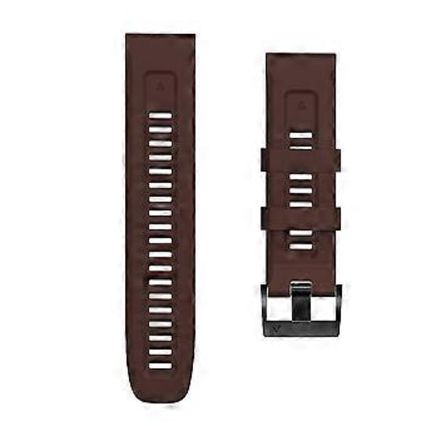 Type N Silikone Urrem 26mm til Garmin Tactix 7 Pro/Fenix 7X/Fenix 6X Pro (Style N)
