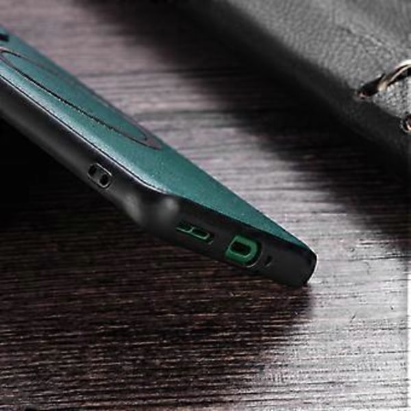 För OnePlus Ace 2 Pro 5G PU Läderbelagt TPU Skal Magnetiskt Mobilskal Kompatibelt med MagSafe (Stil C)