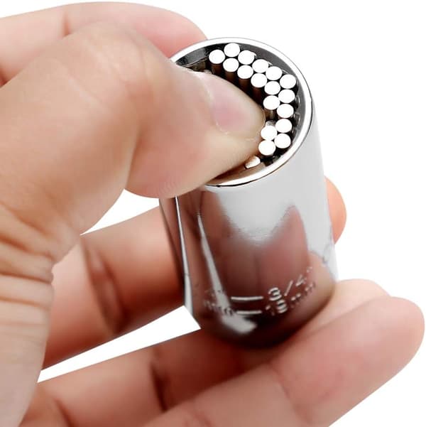 Universal Torque Wrench Head Set Socket Sleeve 7-19mm Power Drill Ratchet Bushing Spanner Key Magic Portable Multi Hand Tools