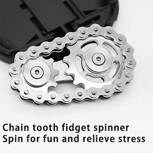 Kedjeväxel Fidget Spinner Metall Växel Leksak ( )