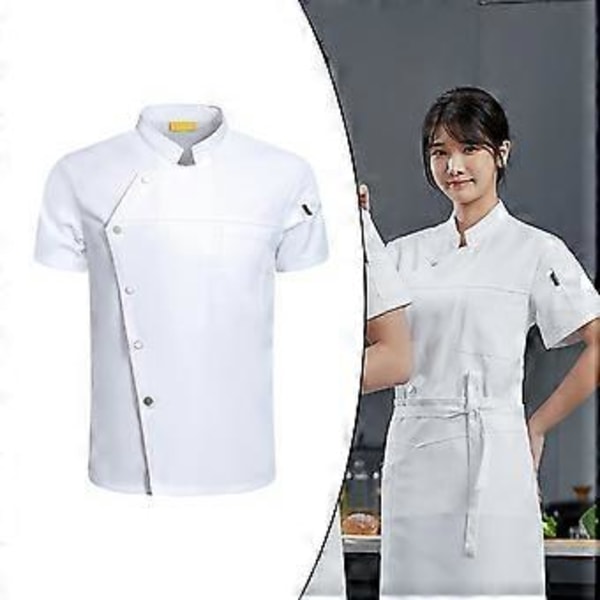 Arbetskläder Uniform Storkök Plus Size M Storlek Vit (XL Storlek Vit)