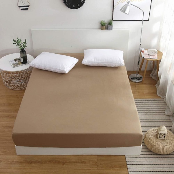 Lakan med resår, 180 x 220 cm, kuvert 30 cm, polyester madrass p