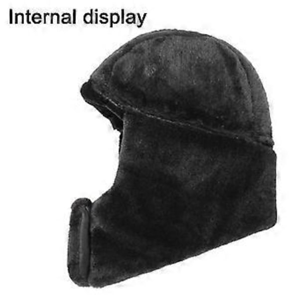 Lei Feng hatt vinterhatt vinter förtjockad utomhus unisex bil pullover bomullshatt (rosa)