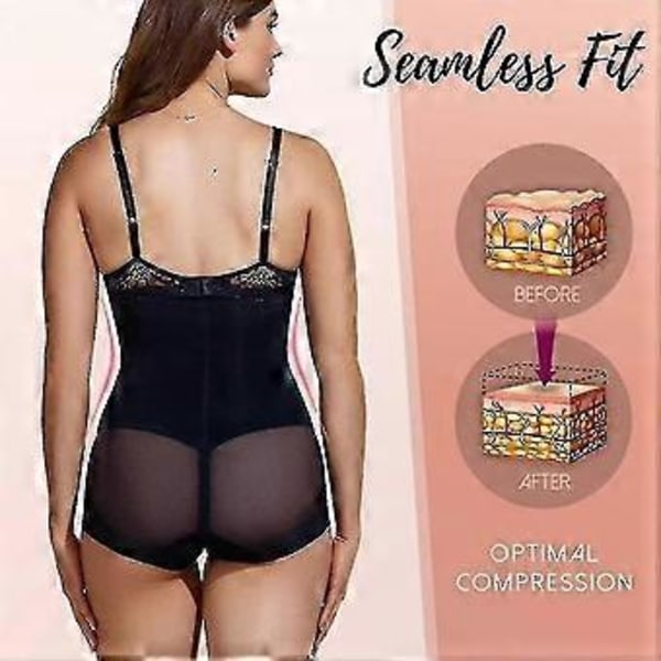 Højtaljet Kompressionsformerende Shapewear Bukser Slankende Korset Maveformende Bukser Jinyu (L Hudfarvet)