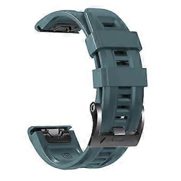 Type B Silikone Urrem 26mm til Garmin Tactix 7 Pro/Fenix 7X/Fenix 6X Pro (Style B)