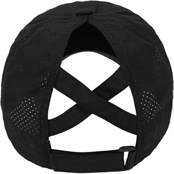 1 st Dam Criss Cross hästsvans baseballkeps Justerbar Hög Mes