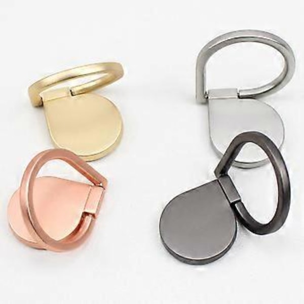 Universell Telefonring Portabel Fingerhållare - Bekväm Hantering 360 Rotation Roséguld