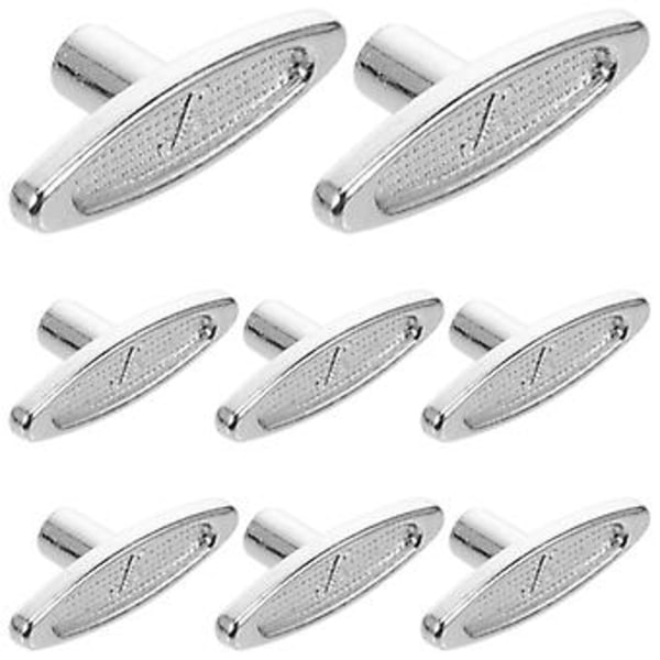 8 stk Metall Vindingsnøkler T-Formet Stang for Opptrekkbare Smykker Musikkbokser 2,5x2cm