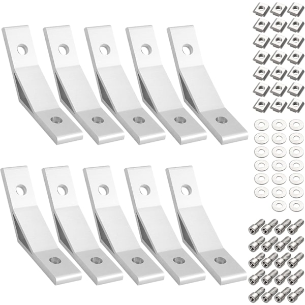 Fixing Bracket, 10pcs Right Angle Joint 3030 Corner Bracket 135°