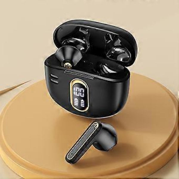 Bluetooth Hörlurar Erbjudanden Trådlöst Bluetooth Headset 5.3 Intelligent Brusreducering LED Intelligent Digital Display Högkapacitetsbatteri Headset
