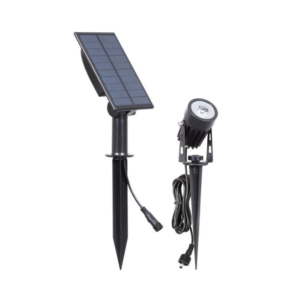 (6000K)，Solar Spotlight Utomhus, Solar Lamp Utomhus Trädgård Solar