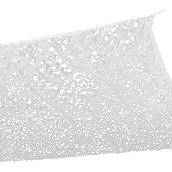 Rektangulär skuggskydd kamouflagedesign 3x6M vit, skuggskydd,