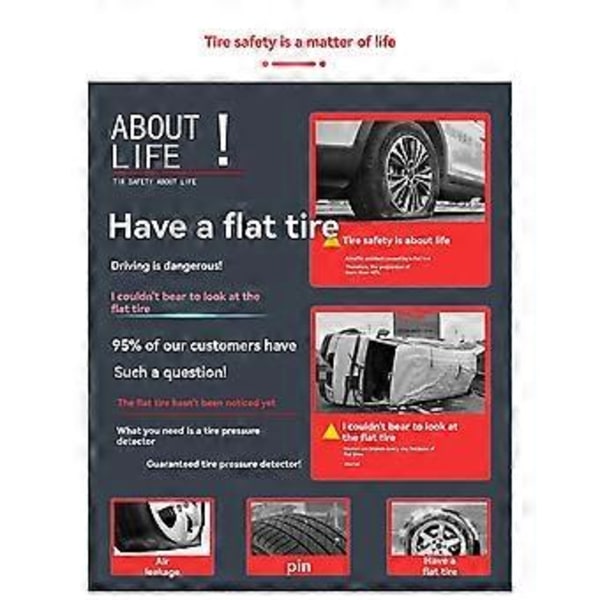 4 st Bil Däcktryckssensor för Cadillac XT5 CT6 Opel Antara JAC Refine M5 M6 R3 S3 TP3040001