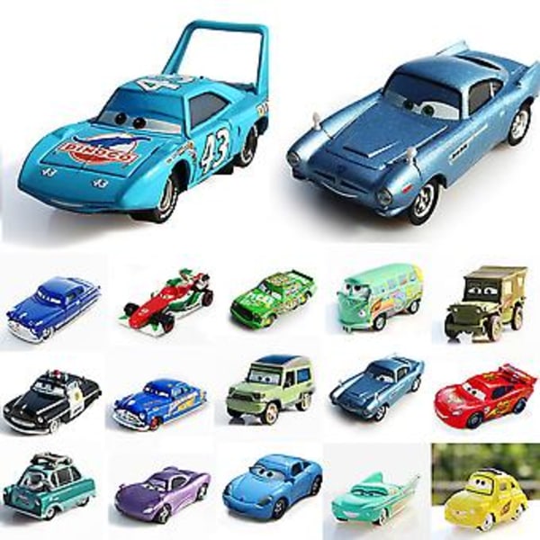 Disney Pixar Bilar 1:43 Nr. 95 Blixten McQueen Sally Diecast Modellbil Leksaker Barn Kreativa Gåvor (L)