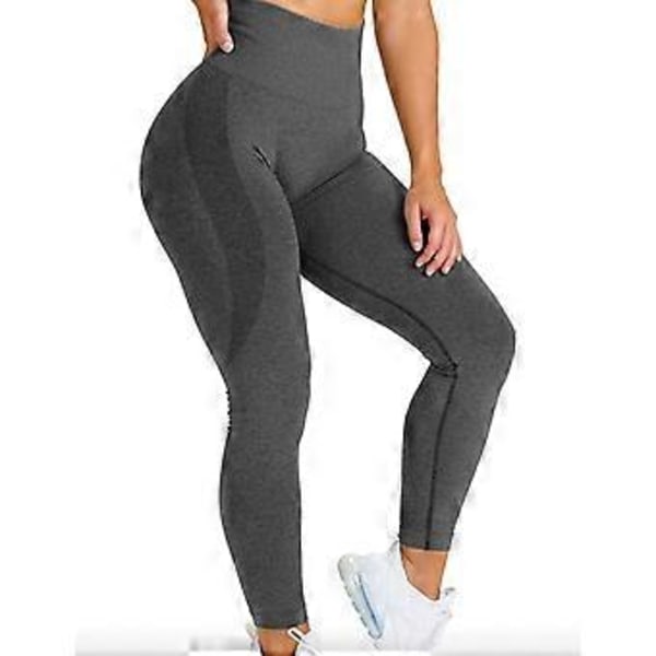 Dame Seamless Leggings Højtaljet Smile Contour Træning Yoga Bukser Butt Lift Tummy Control Tights  style153