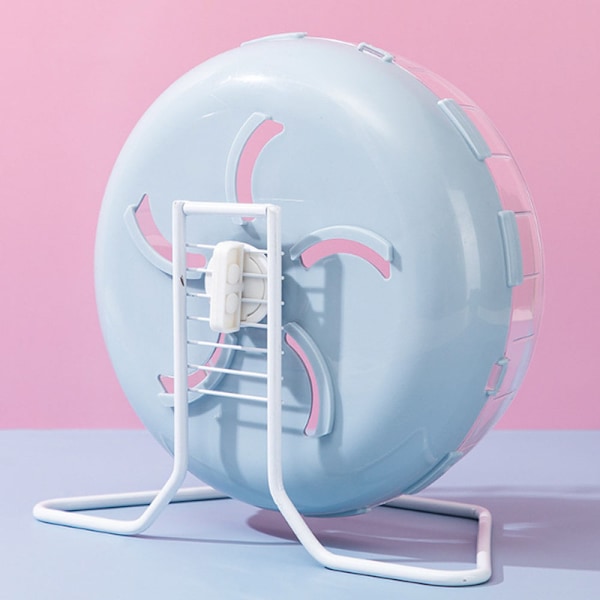 Blå Hamsterlöphjul med Stativ, Löpspinner för Gerbil