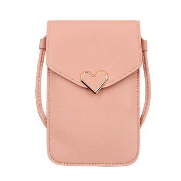 Mobilväska liten crossbody-väskor för kvinnor med touch screen-väskor