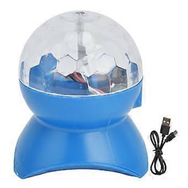 RGB LED Stjärnprojektorlampa 360 Graders Automatisk Roterande Bluetooth U Disk Musik Nattlampa Dekoration