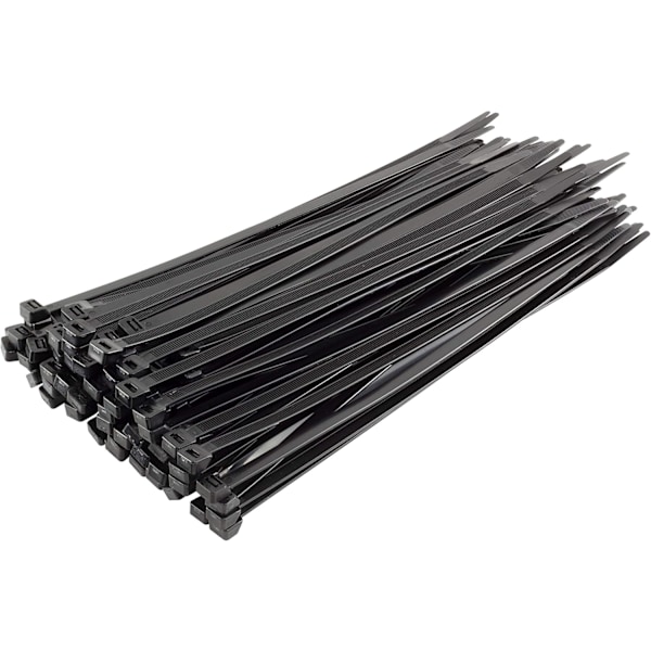 Nylon Kabelbinder - 300 mm x 3,6 mm - Sort - Ultra Stærk Kabelbinder