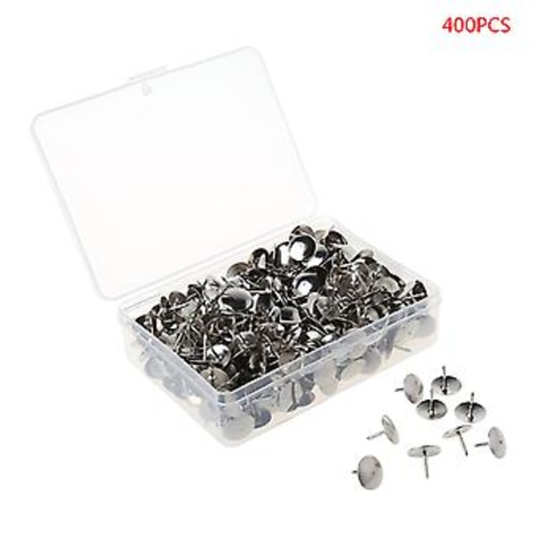 400 st Metalliska Tumspikar Ritspikar Pushpin Korktavla Foto Vägg Kartmarkörer Kontors- och Skolmaterial (Guld)