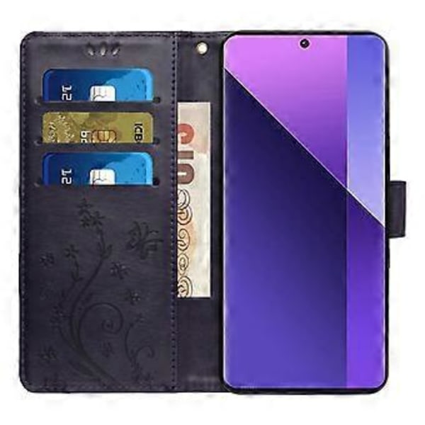 Til Samsung Galaxy A26 5G Etui PU Læder Telefon Wallet Cover med Rem (Style D)