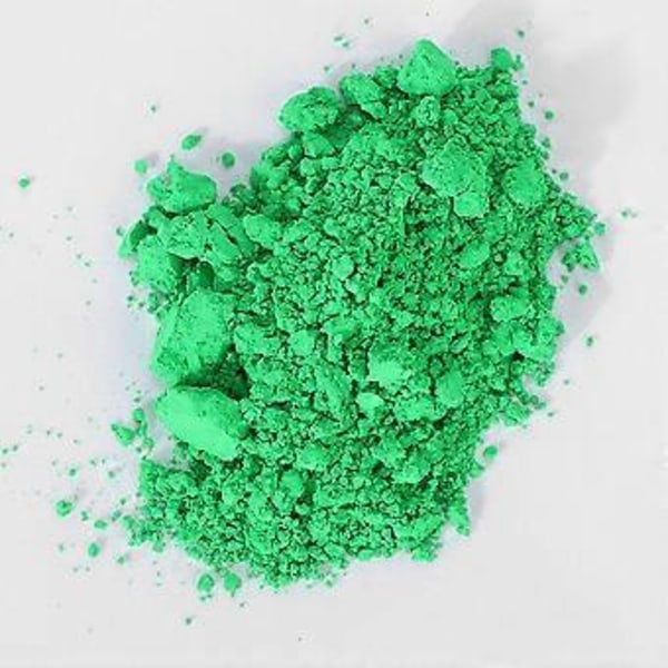 Nagel Fosforpulver Halloween Nagelsmycke DIY Fluorescerande Pulver Manikyrverktyg 100g (Grön)