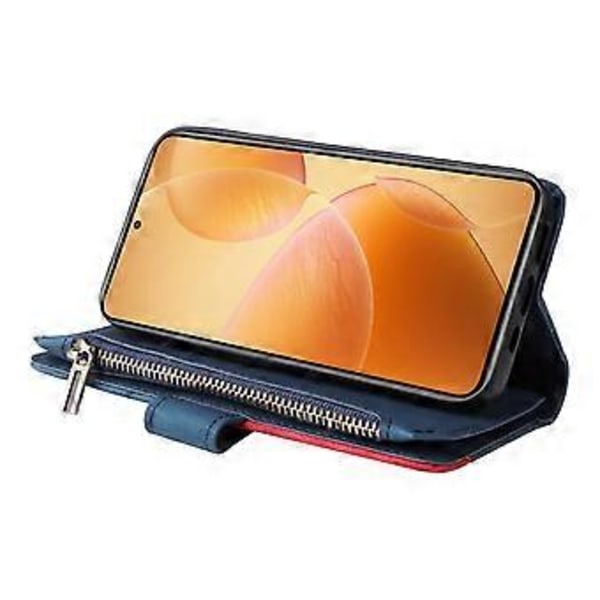 KT Multi-Function Series-5 Til Xiaomi 14T Pro Etui Lynlås Pung Læder Telefon Cover Stativ (Style E)