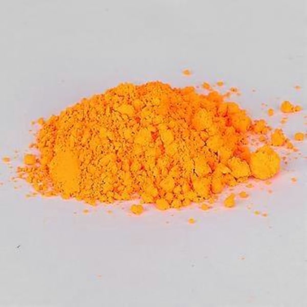 Nagel Fosforpulver Halloween Nagelsmycke DIY Fluorescerande Pulver Manikyrverktyg 100g (Orange)