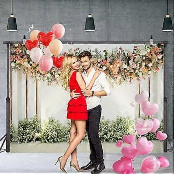 Fotobakgrundstyg för Festtillbehör, Fotografering av Blomsterbåge, Fotobakgrunder för Bröllop, Babyshower, Födelsedagsfest Dekoration (Stil 11)