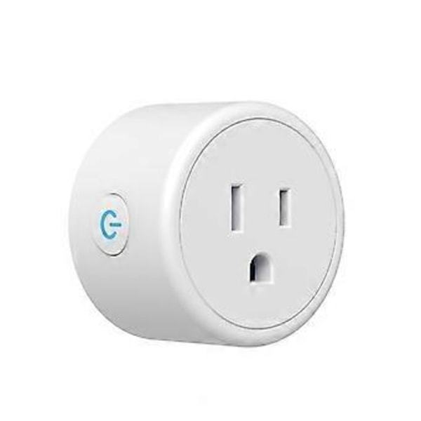 Smart Plug WiFi Stikdåse med Fjernbetjening & Timer Funktion Fungerer med & Assistent 10A Smart Stik Ingen Hub Nødvendig 2.4G Wi-Fi Kun