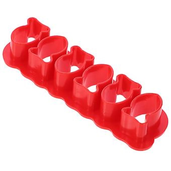 Kageform til Cookies 3D Genanvendelige DIY Bageform Fisk Biscuit Udstikkere Bageform