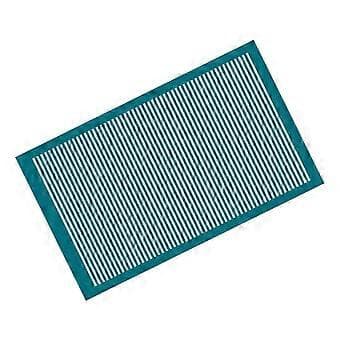 Silketryk til polymer ler, stencil til DIY til tekstur baggrundsnet (lige linje)