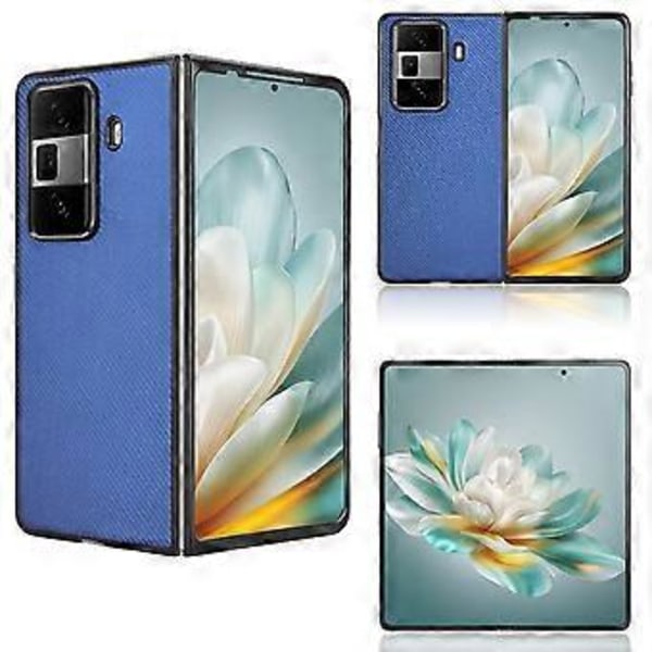 For Honor Magic Vs3 5G Cover Kulfibertekstur Stødsikkert PU+PC Telefoncover (Style C)